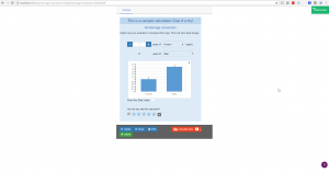 Example of a web page with content that is centered on the screen