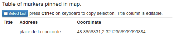 google-tool-table-of-markers