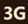 3G icon from a smartphone
