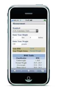 Photo of a smartphone showing an Excel calculator.