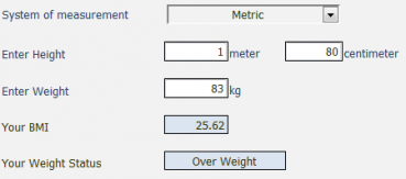 adding body mass index calculator into excel adding body mass index calculator into excel