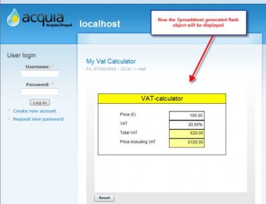 Import Excel spreadsheets and charts in Drupal - SpreadsheetConverter