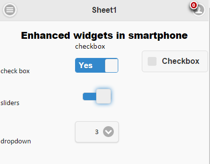 widgets